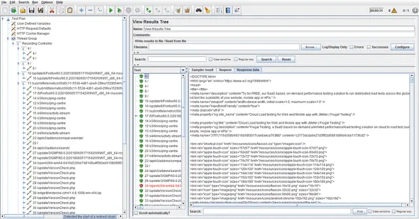 record traffic in jmeter