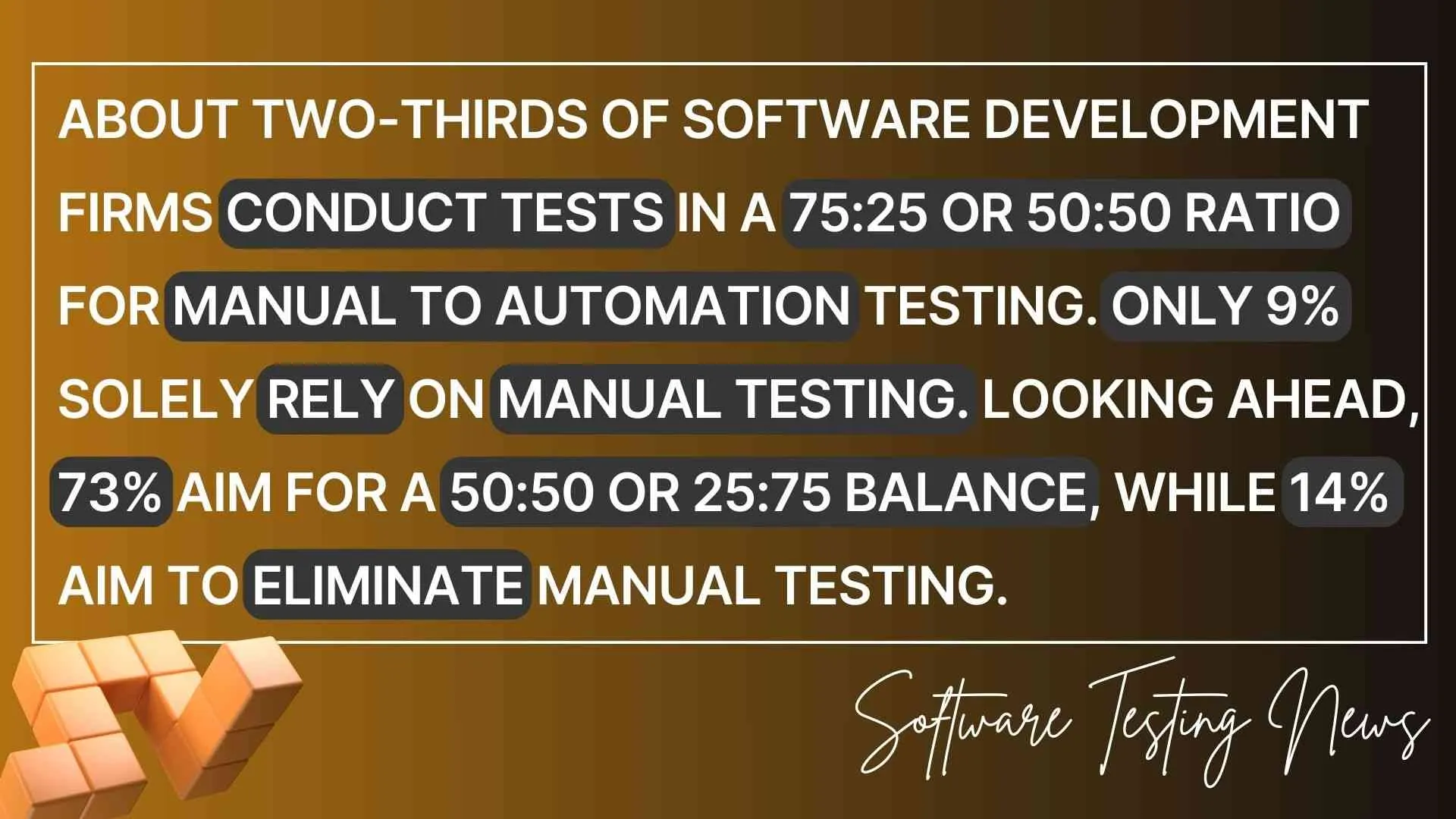 Shift towards automation in software testing
