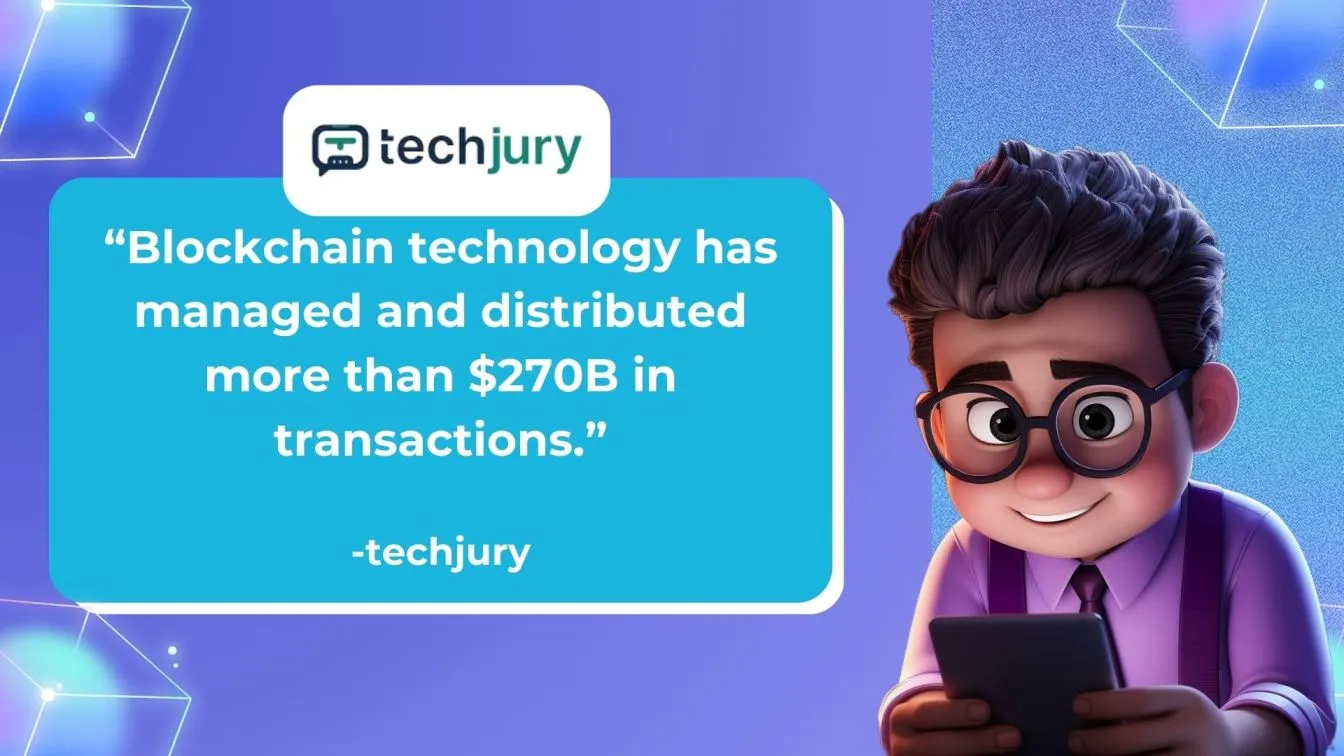 Blockchain distributed over $270 billion transactions