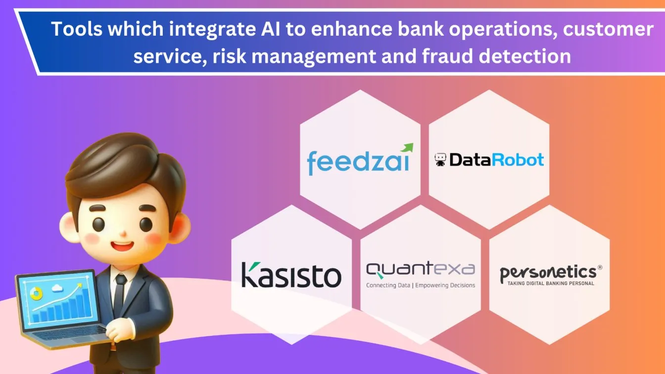 Tools which integrate AI to enhance bank operations, customer service, risk management and fraud detection