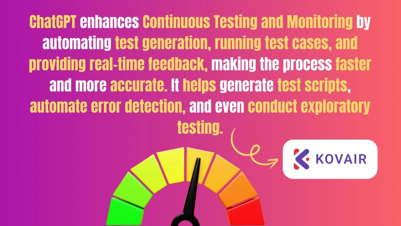 ChatGPT boosts continuous testing efficiency