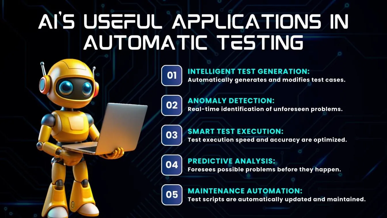 AI's Useful Applications in Automatic Testing