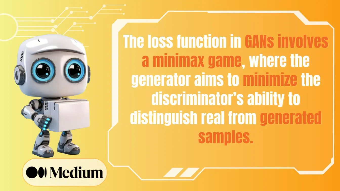 The loss Function in GAN's