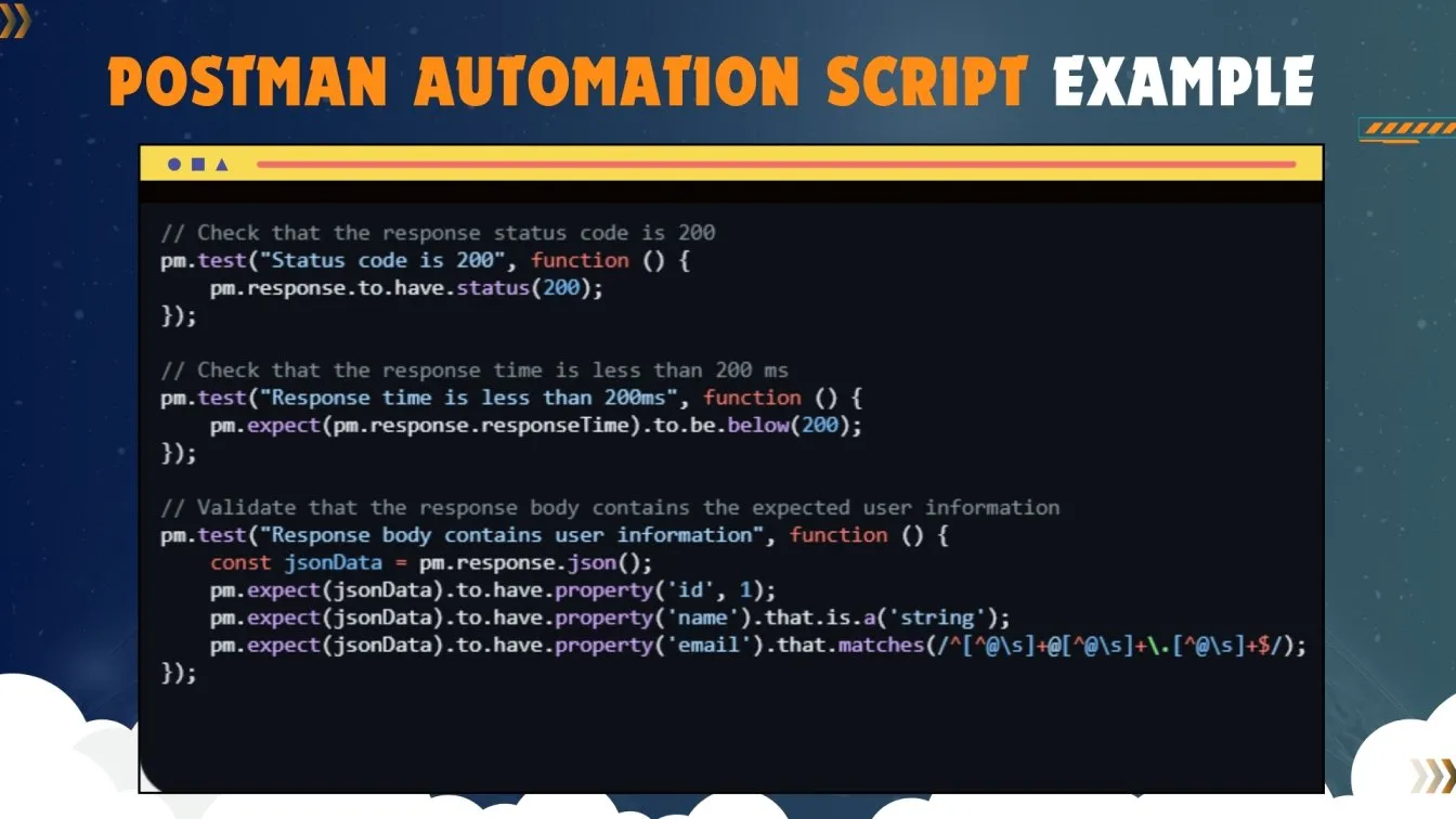 Postman Automation Script Example