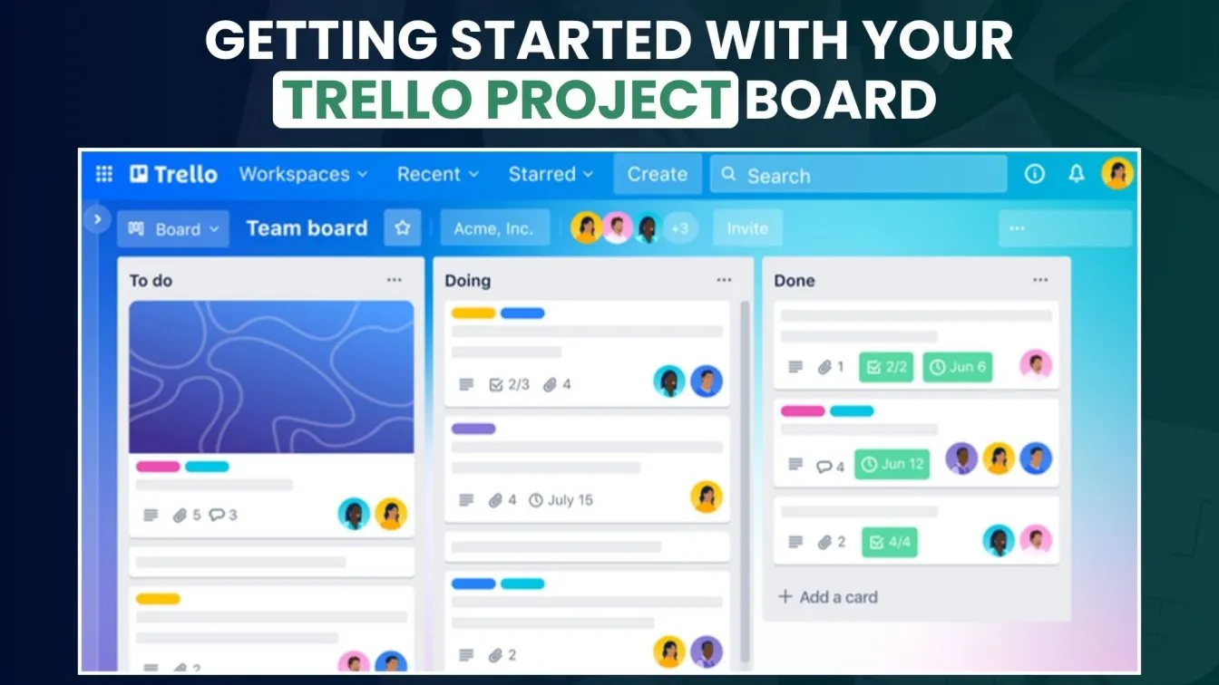 Getting Started with Your Trello Project Board