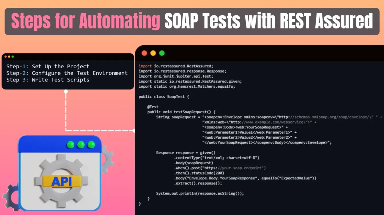 Steps for Automating SOAP Tests with REST Assured
