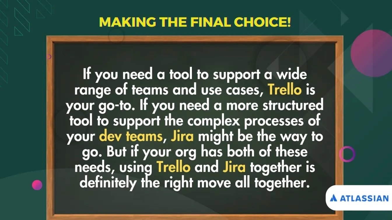 Making the Final Choice