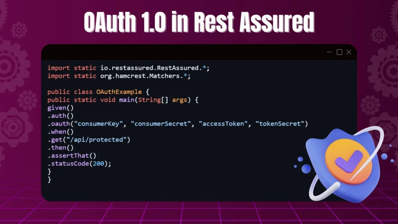 OAuth 1.0 in Rest Assured
