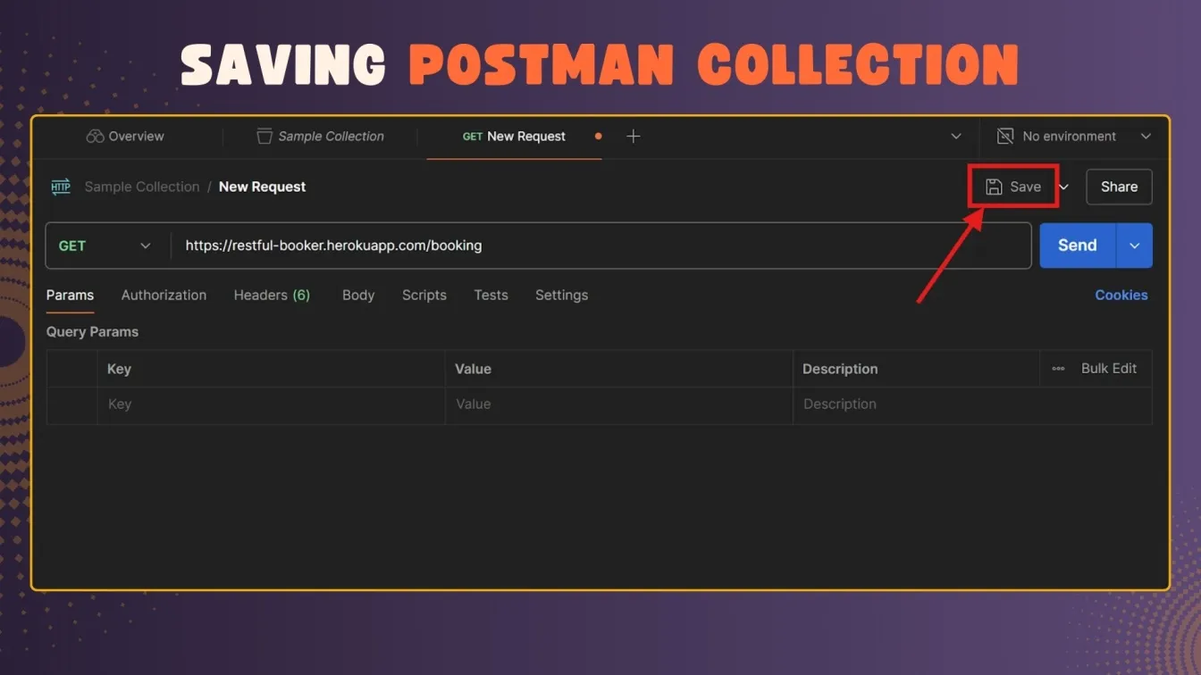 Saving Postman Collection