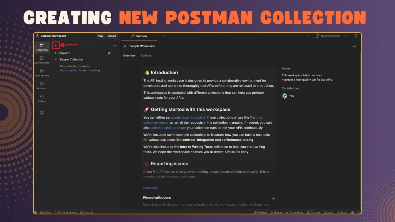 Creating new Postman Collection