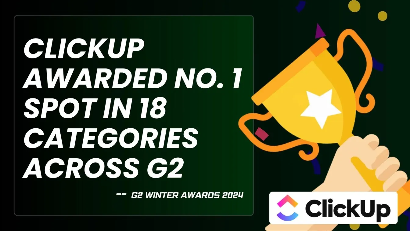 No. 1 Spot in 18 Categories Across G2