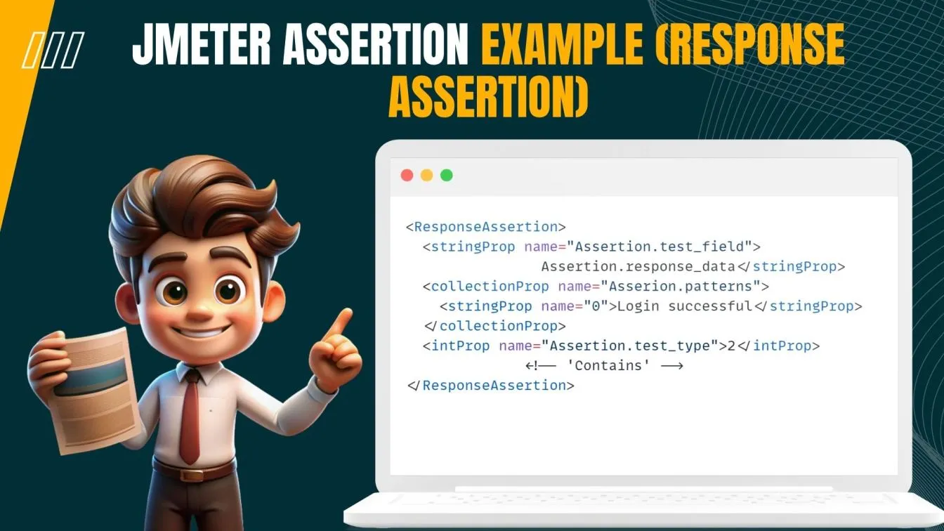 JMeter Assertion Example (Response Assertion)