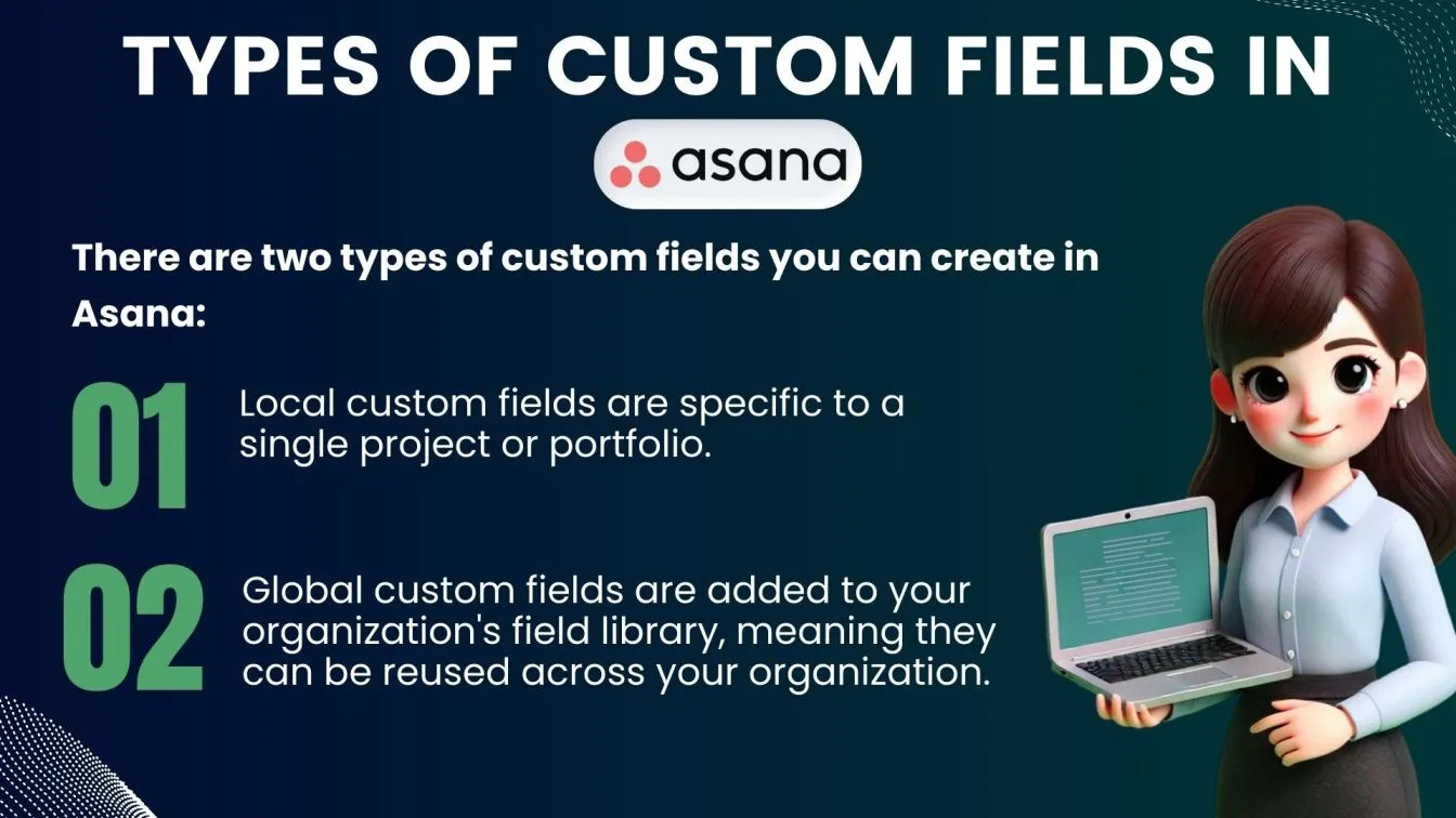 Types of Custom Fields in Asana