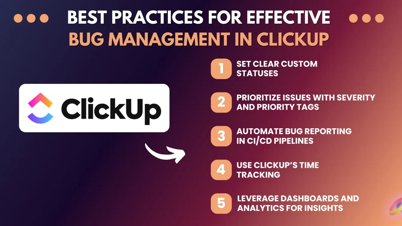Best Practices for Effective Bug Management in Clickup