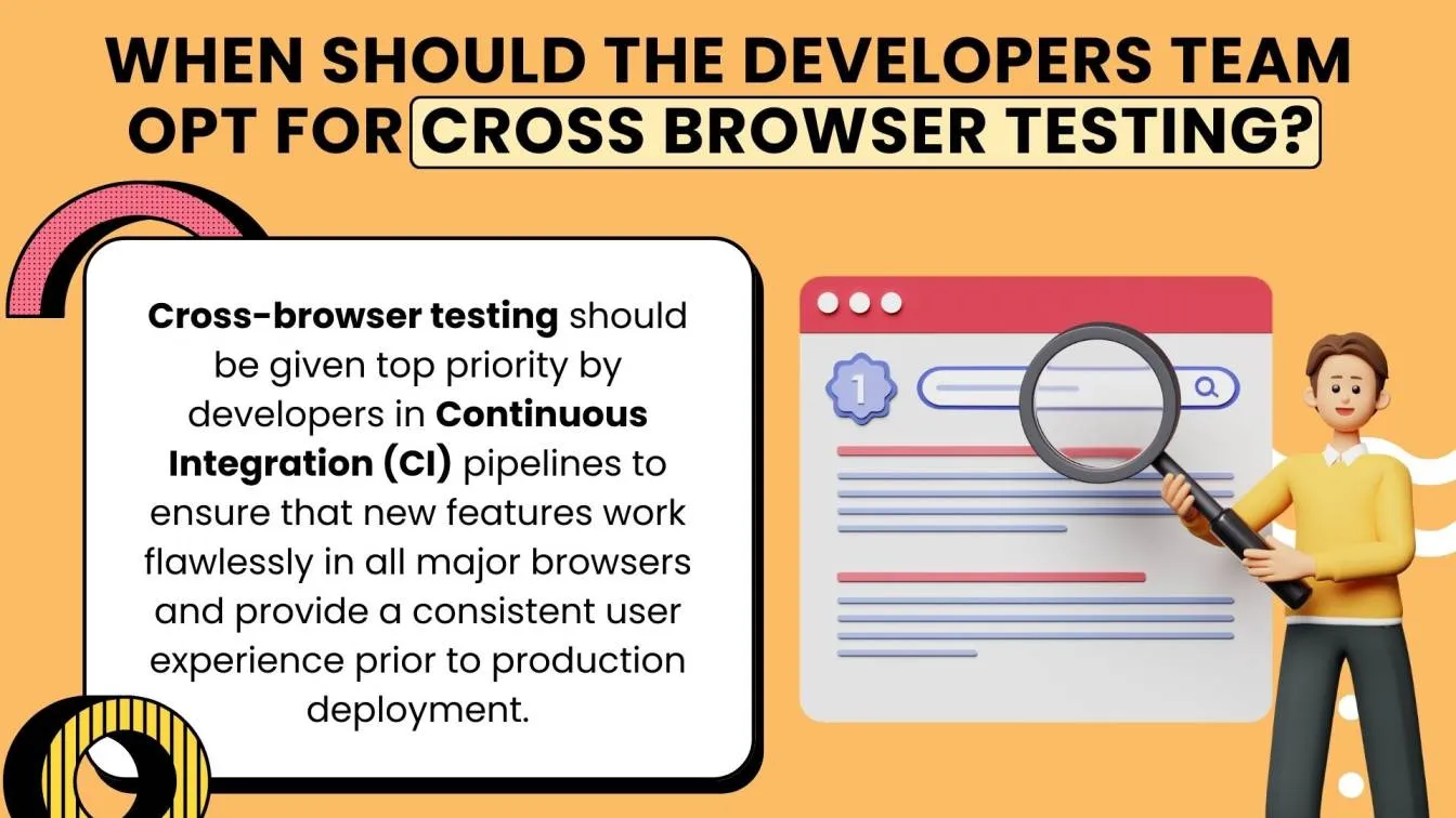 When Should Developers Team OPT for Cross Browser Testing?