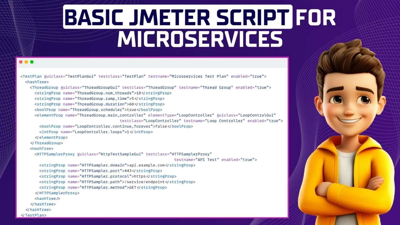 Basic JMeter Script for Microservices