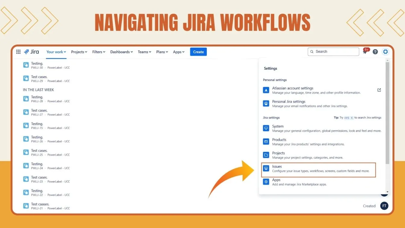 Navigating Jira Workflows