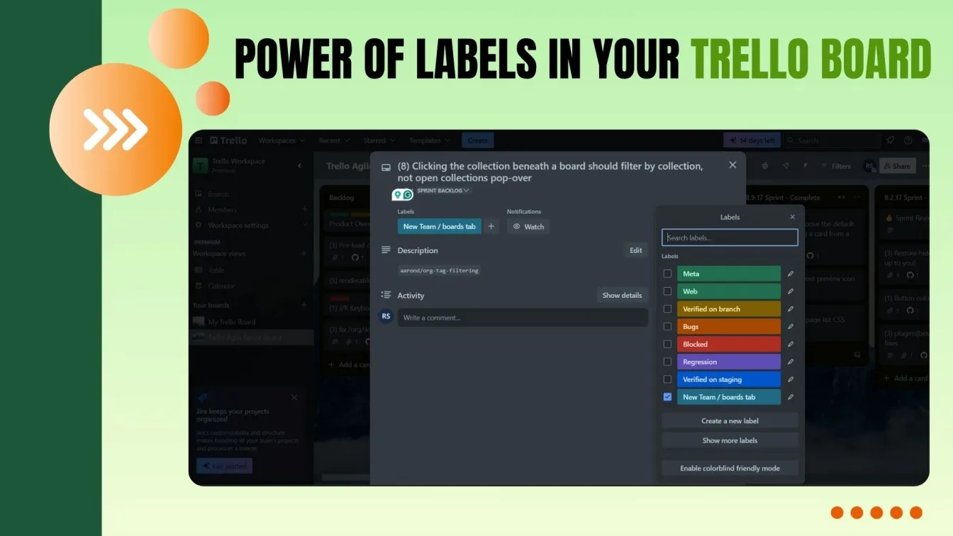 Power of Labels in your Trello Board