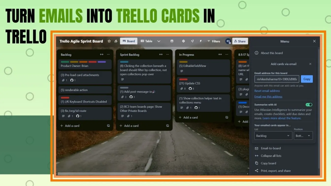 Turn Emails into Trello Cards in Trello