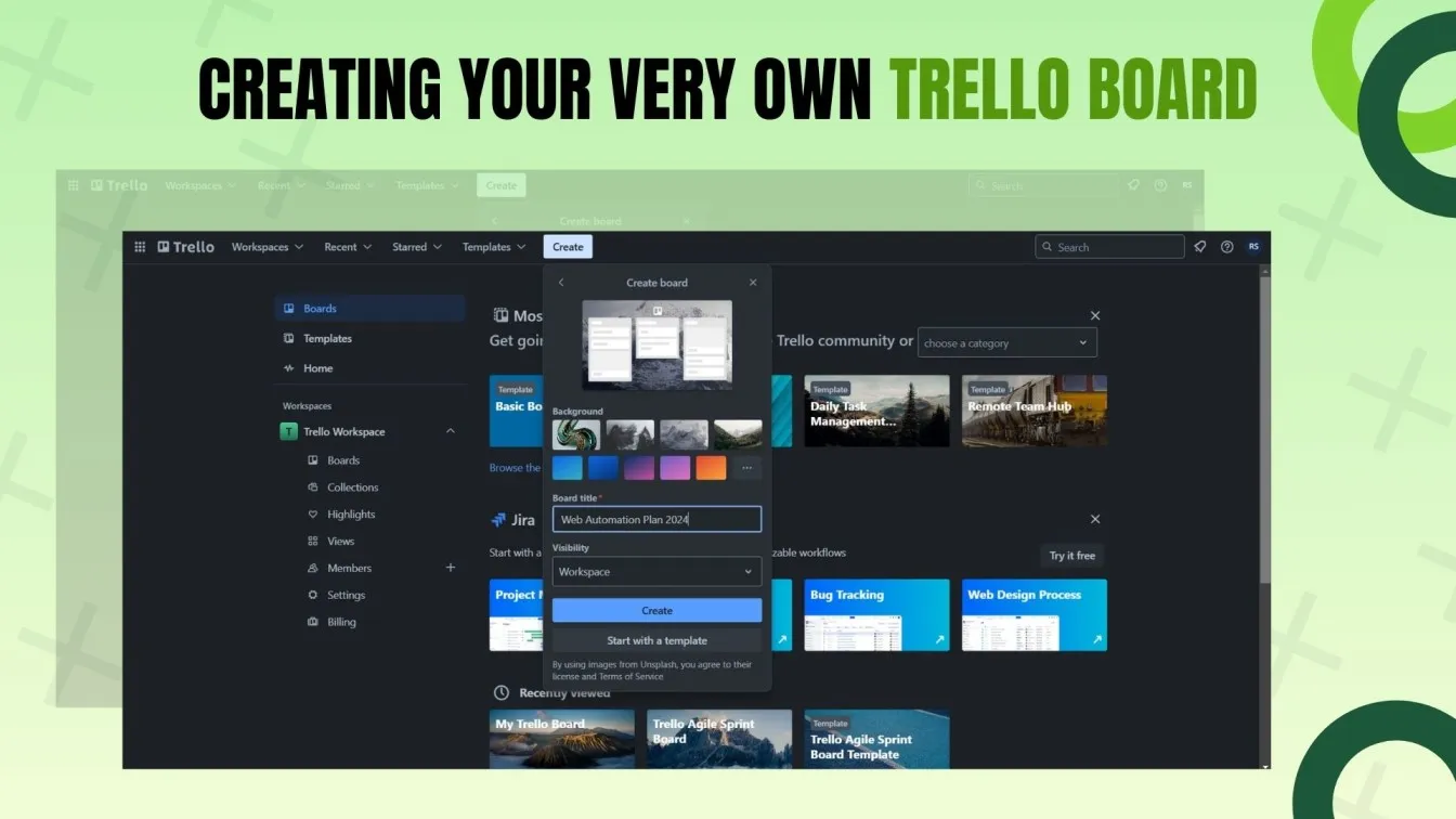 Creating Your Very Own Trello Board