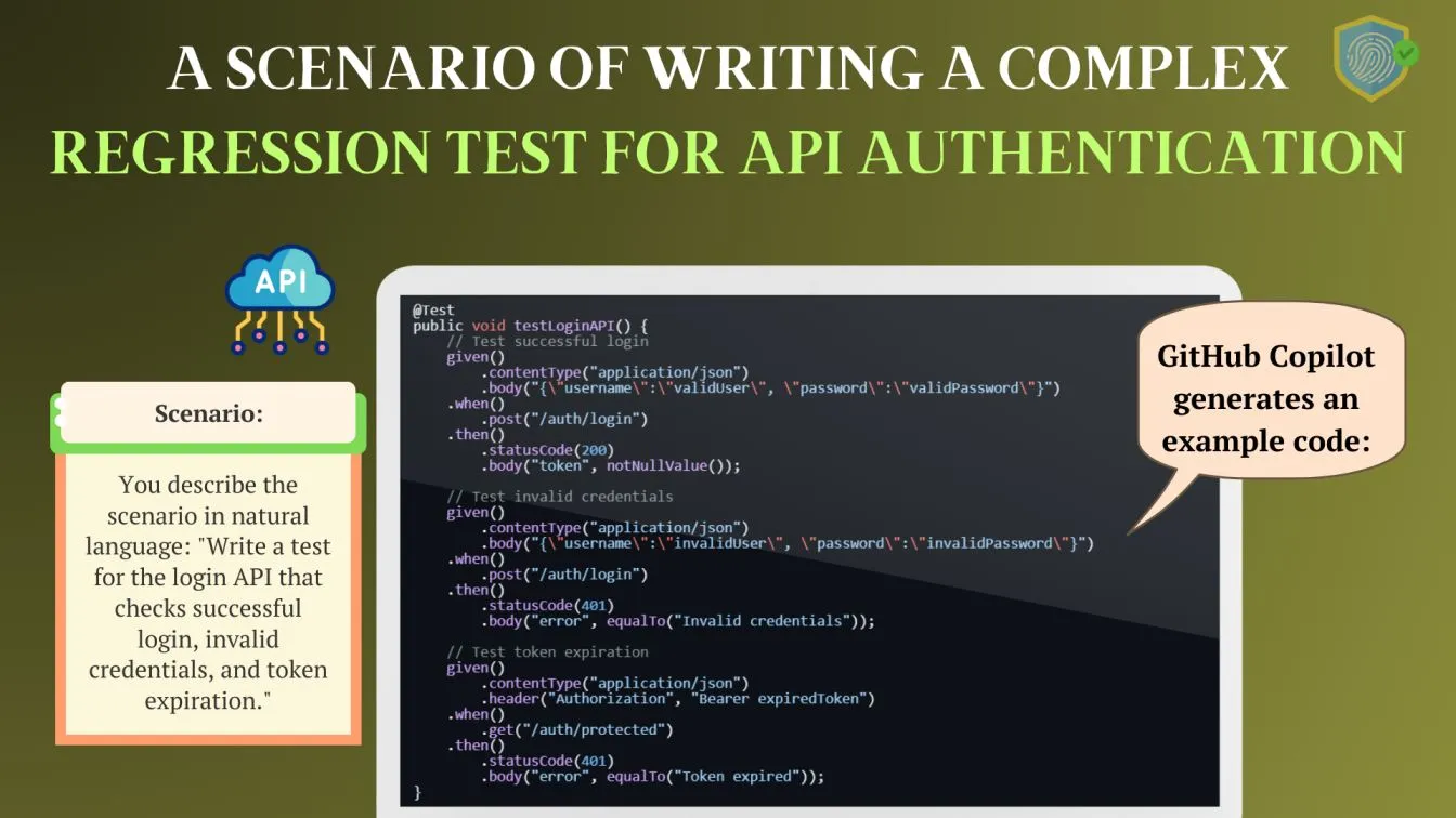 A Scenario of Writing a Complex Regression Test for API Authentication