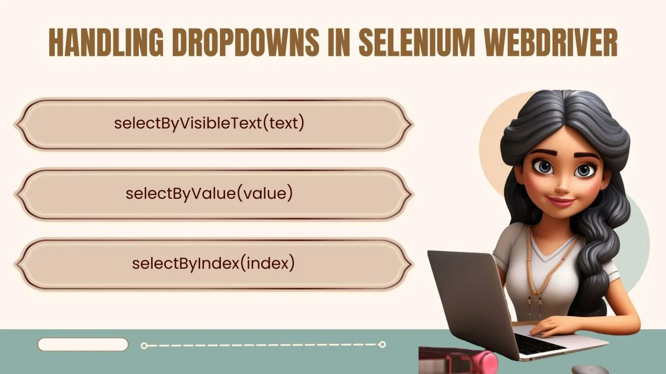 handle dropdowns in Selenium WebDriver