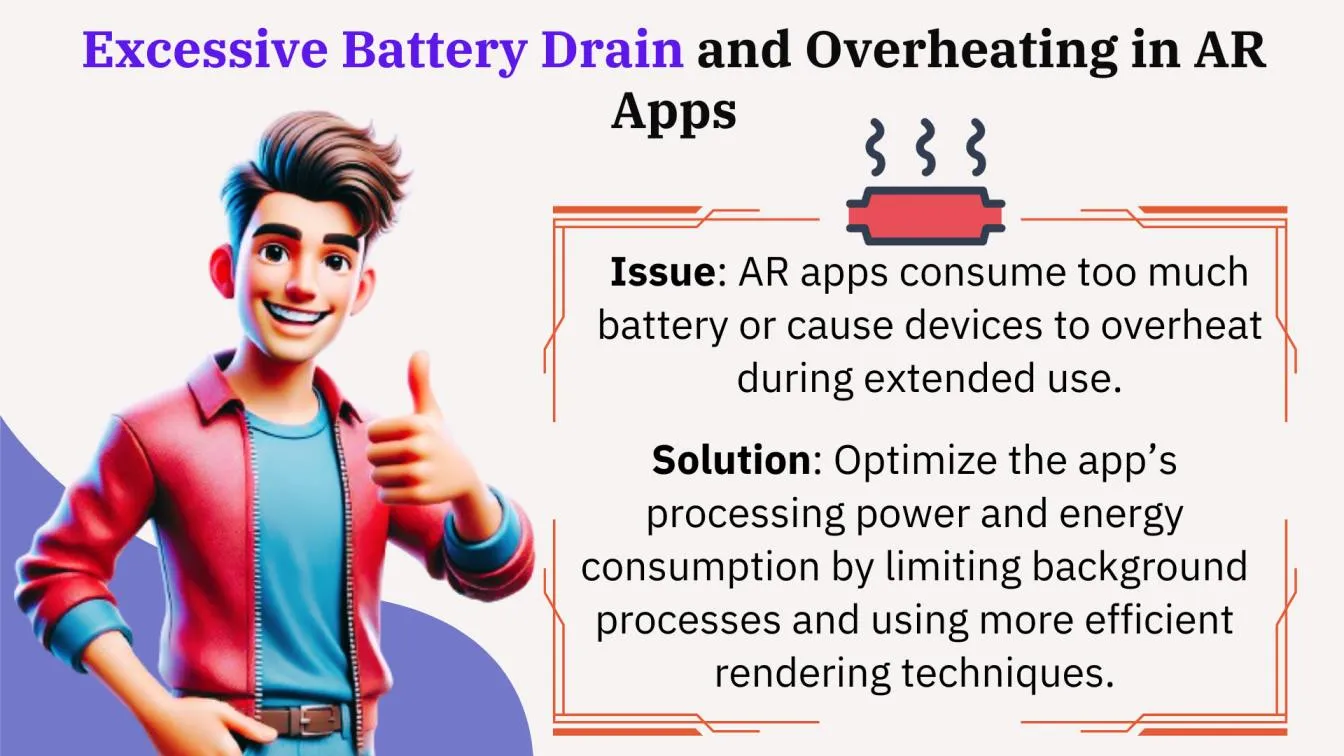 Excessive Battery Drain and Overheating in AR Apps