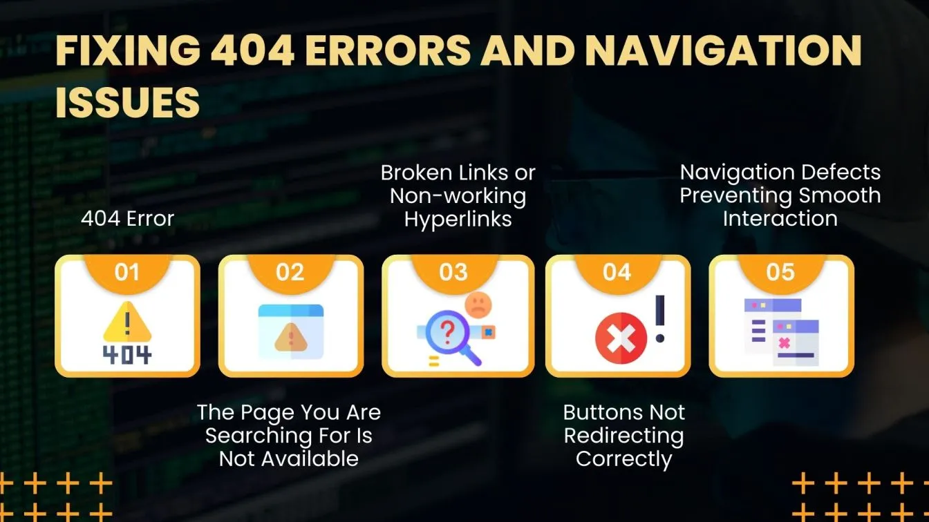 Fixing 404 Errors and Navigation Issues