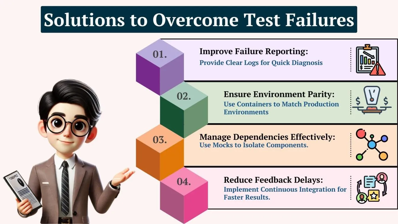 Solutions to Overcome Test Failures