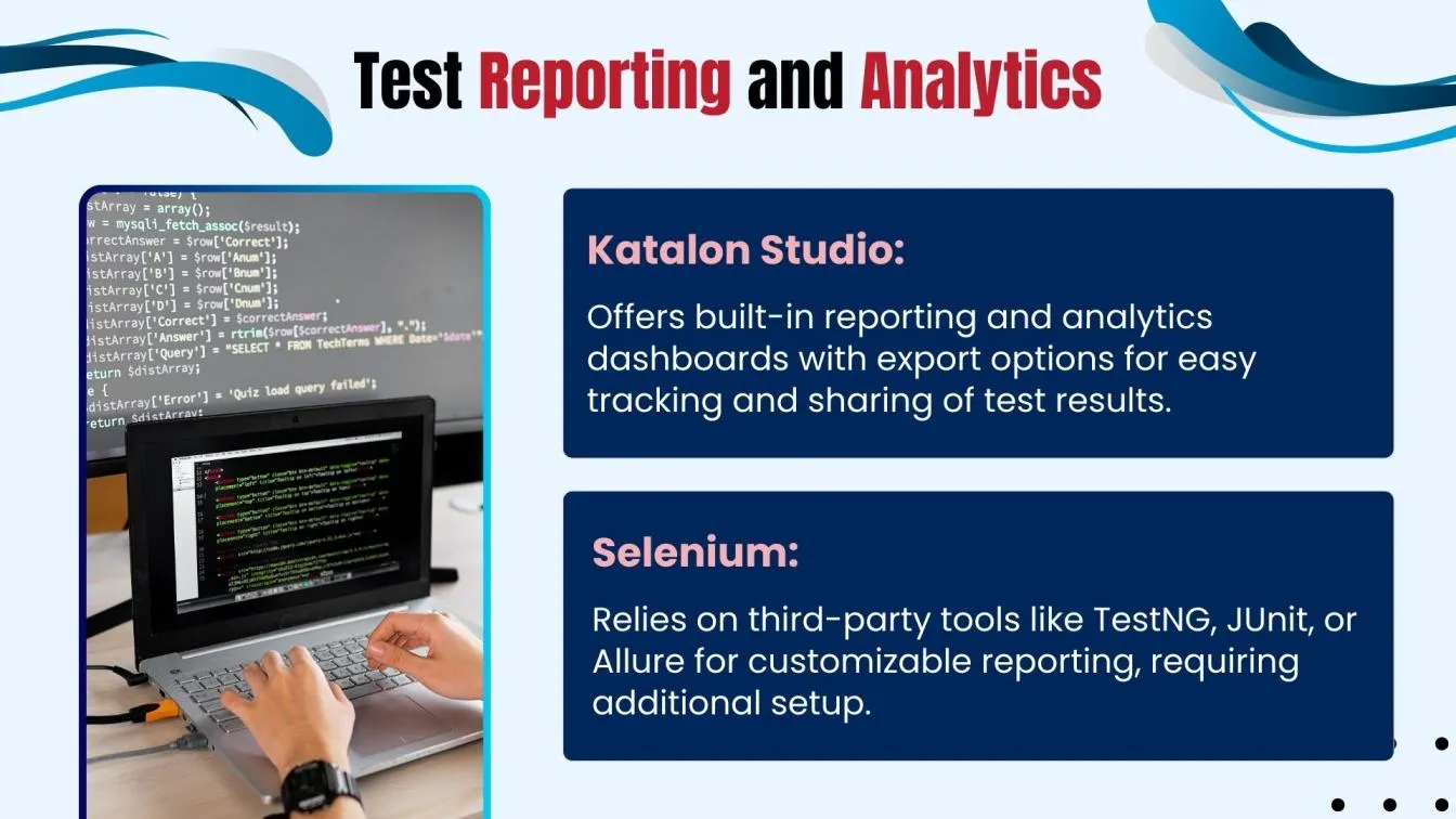 Test Reporting and Analytics