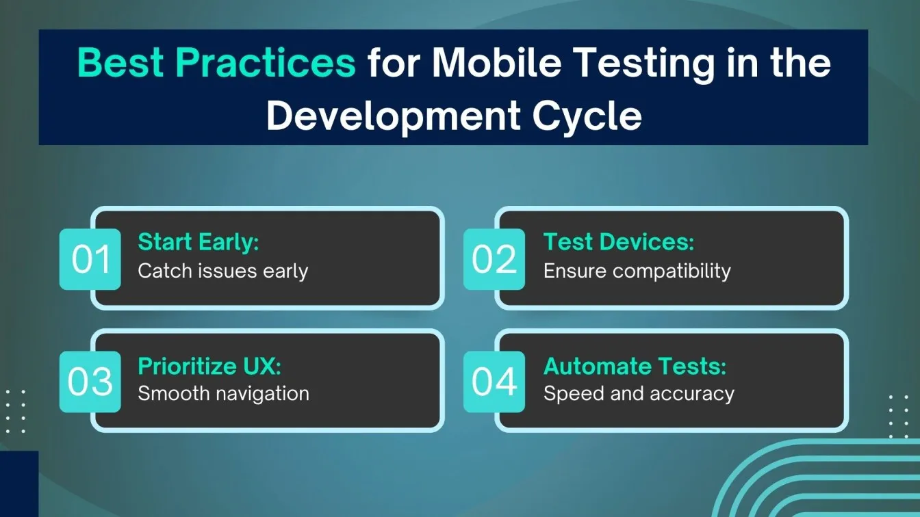 Best Practices for Mobile Testing in the Development Cycle