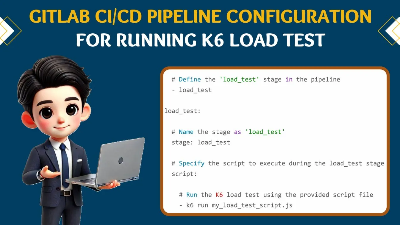 GitLab CI/CD Pipeline Configuration for Running K6 Load Test