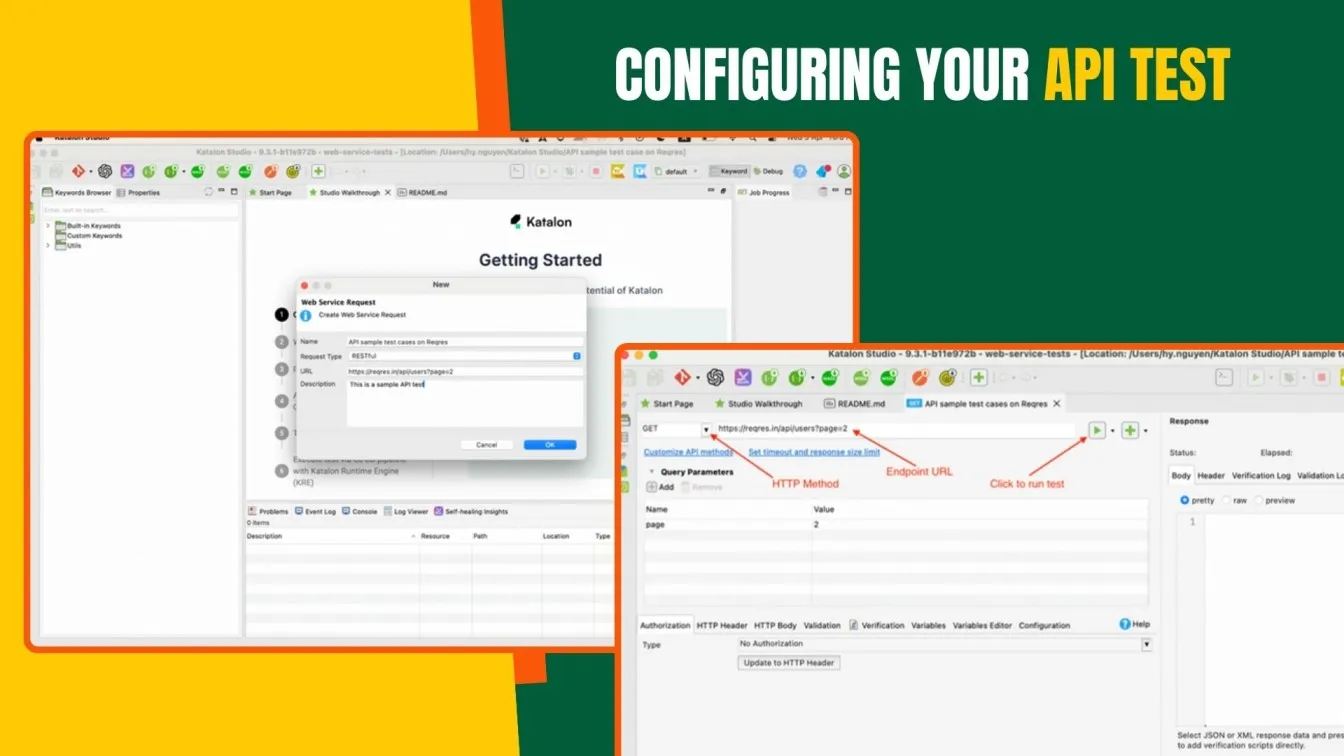 Configuring Your API Test