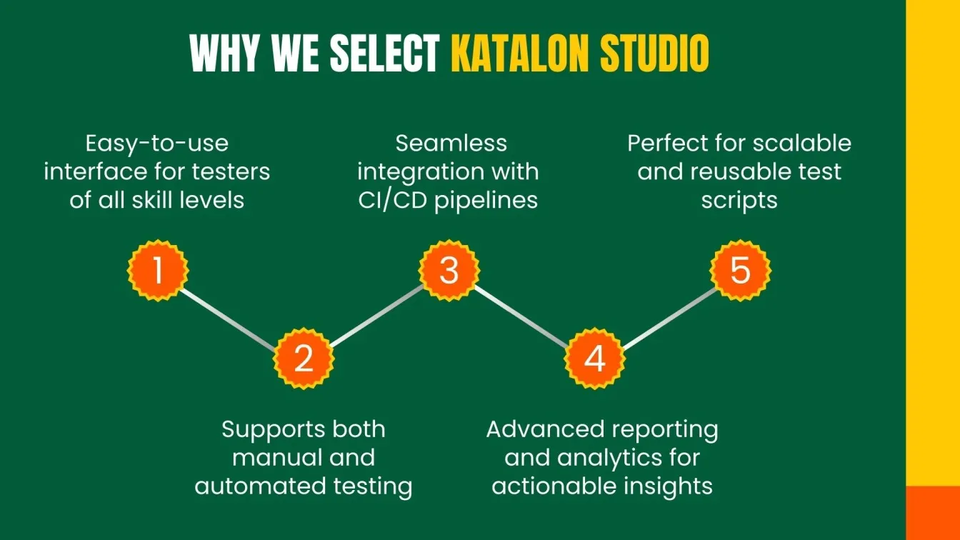 Why we select Katalon Studio