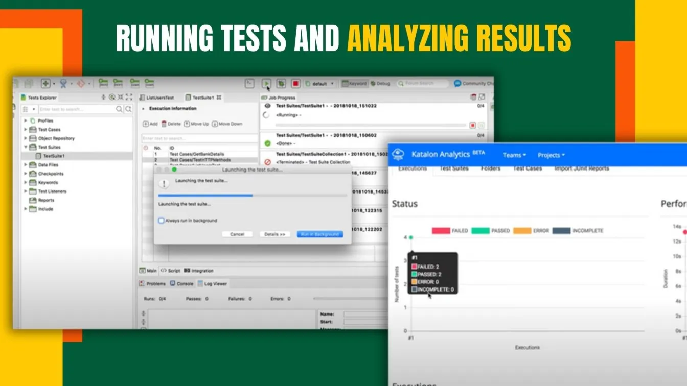 Running Tests and Analyzing Results