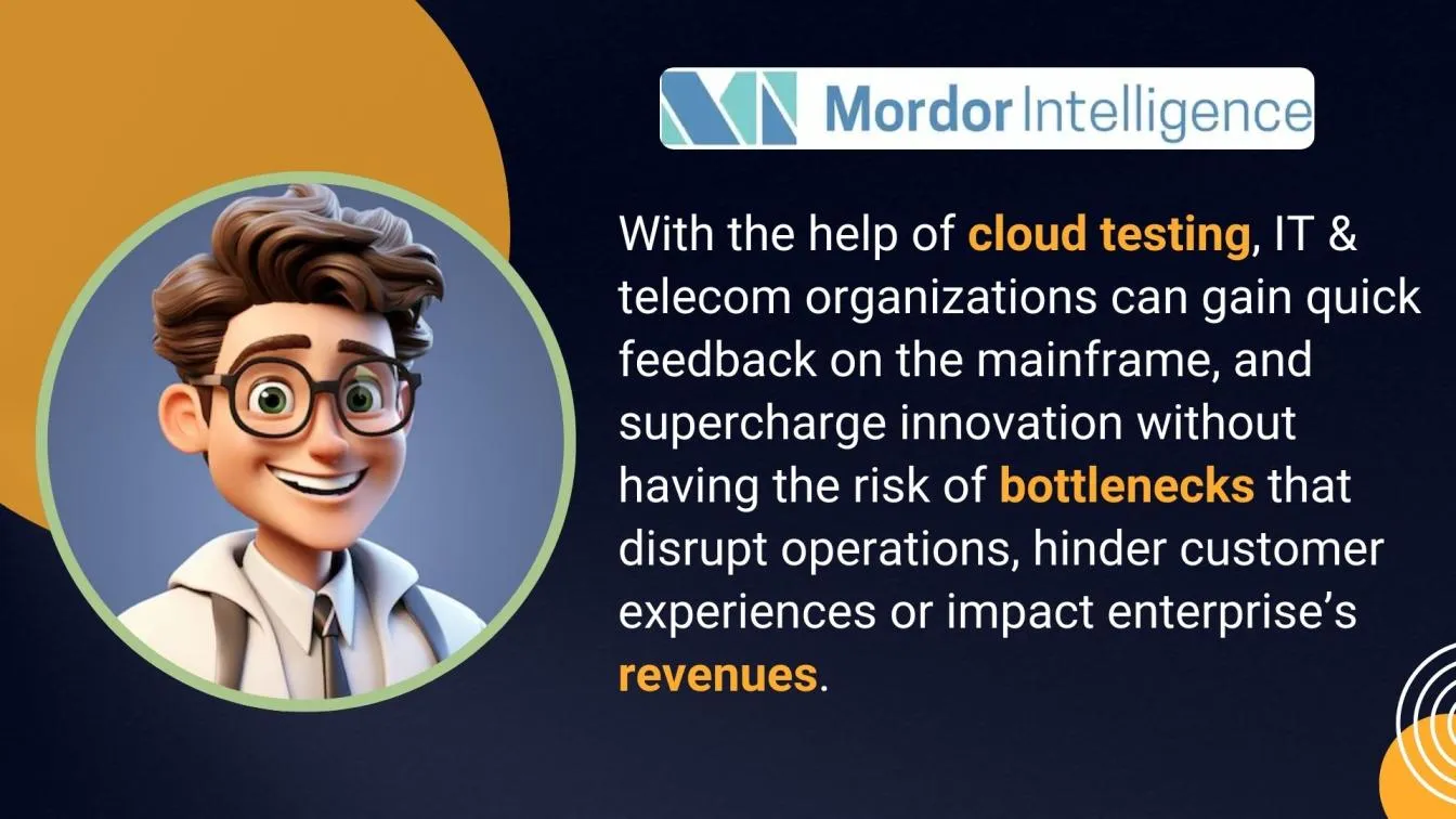 With the help of cloud testing, IT & telecom organizations can gain quick feedback on the mainframe, and supercharge innovation without having the risk of bottlenecks that disrupt operations, hinder customer experiences or impact enterprise’s revenues.