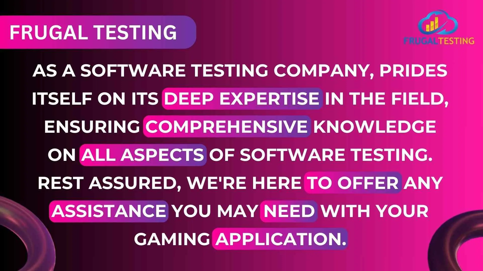 Frugal Testing software Testing Company