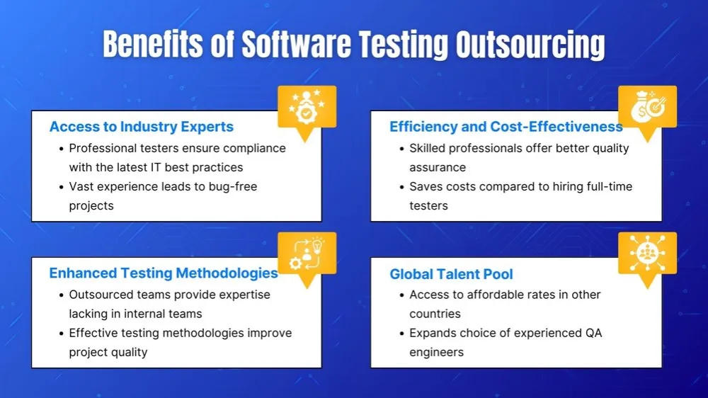 Benefits of software Testing Outsouecing