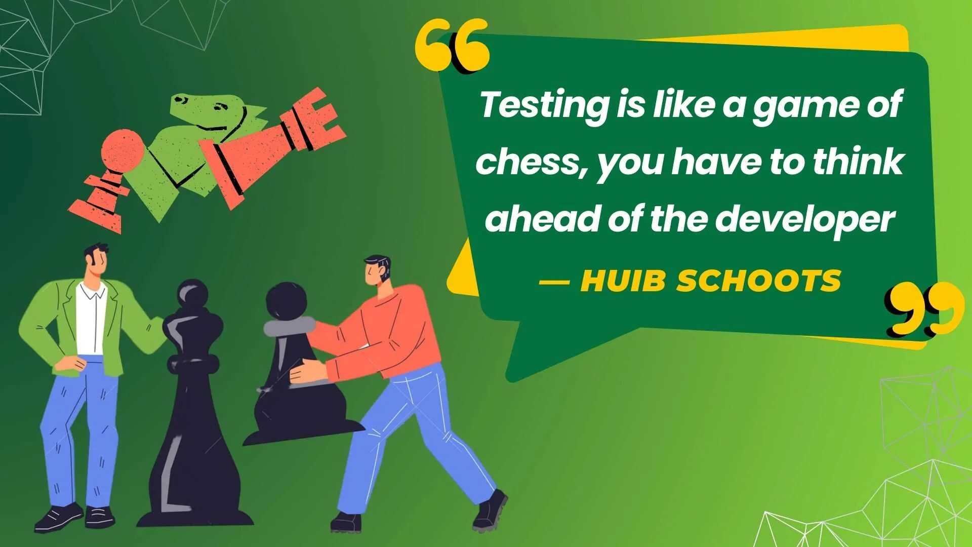 Think ahead, test wisely – Huib Schoots