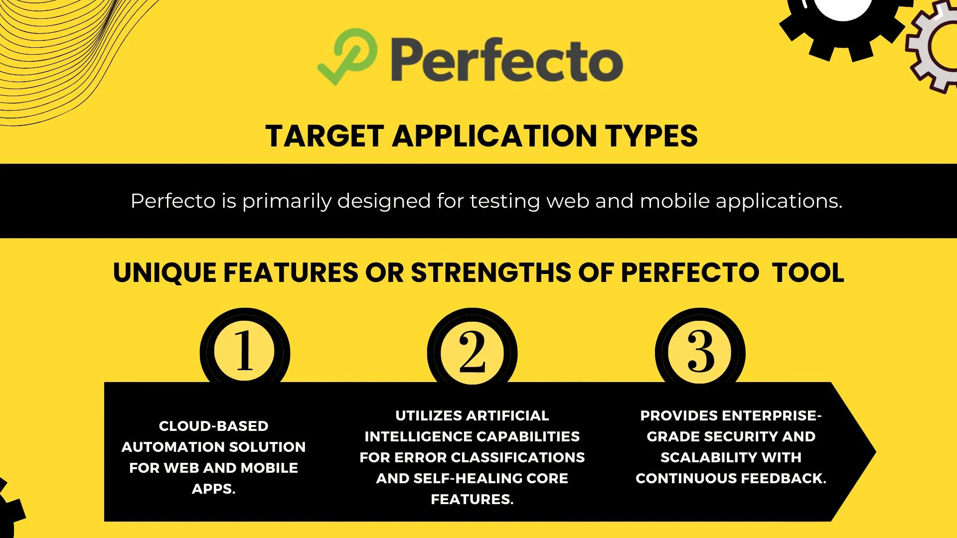 Perfecto is primarily designed for testing web and mobile applications.