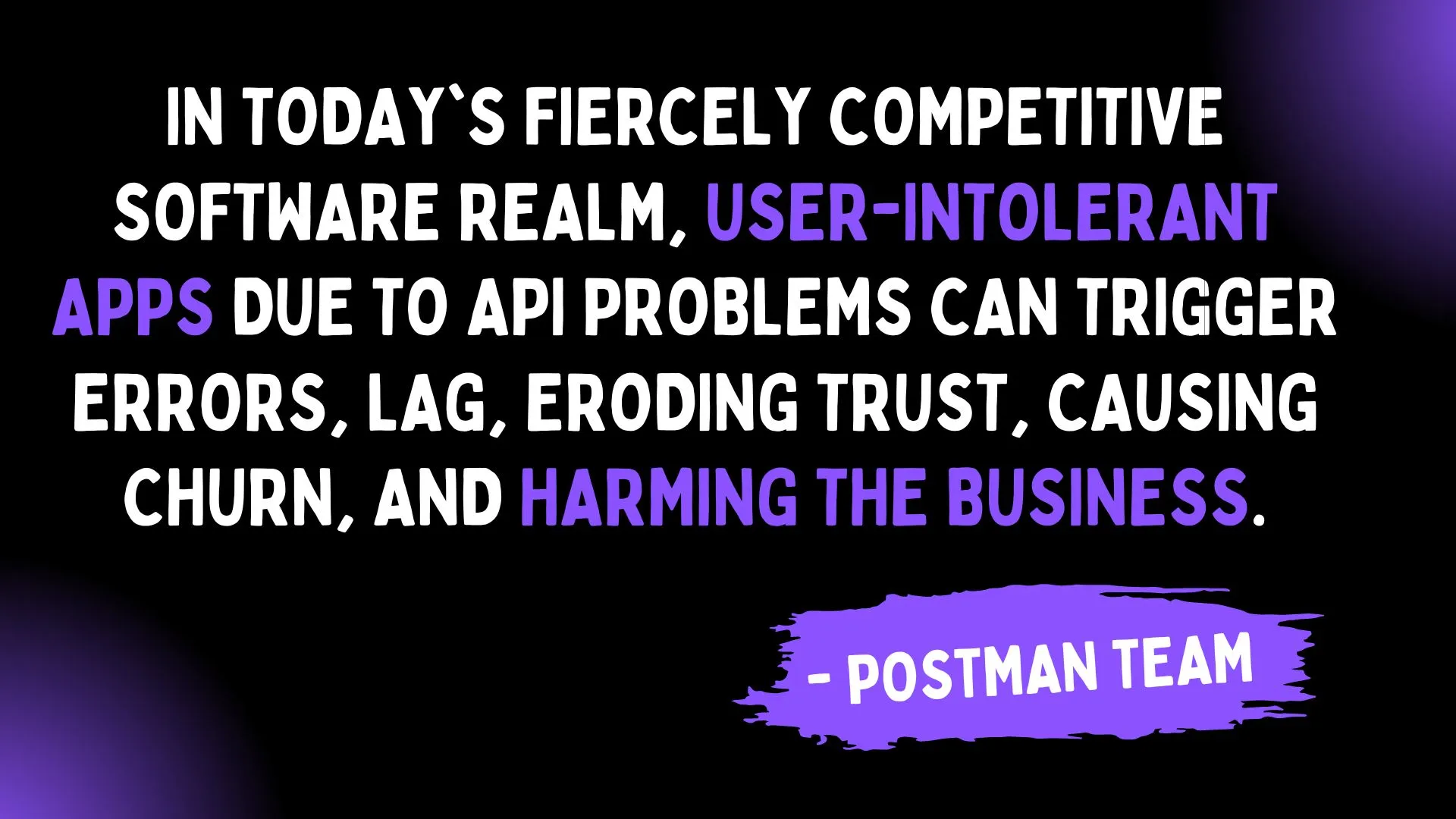 User-Intolerant APPS due to APi Problems