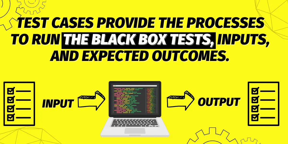 Process of Input and Output in Black box Testing