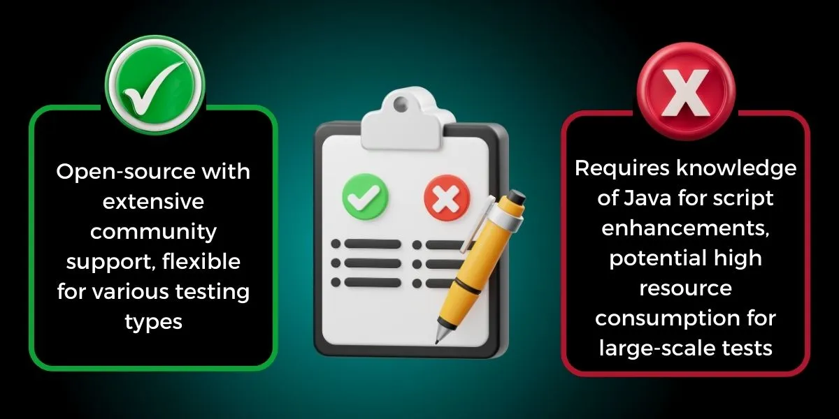 Pros and Cons of Using JMeter for Performance Testing