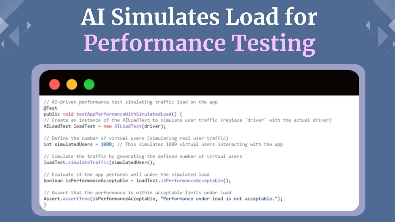 AI Simulates Load for Performance Testing