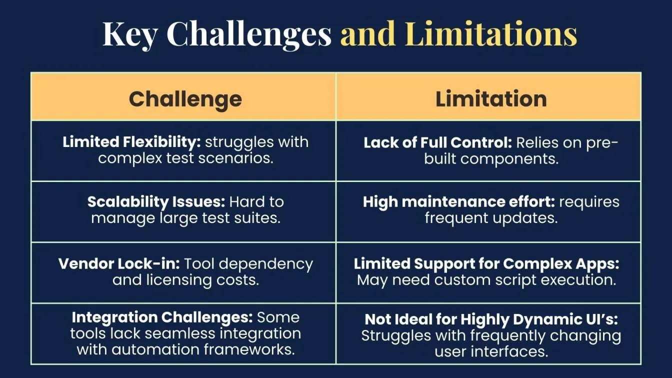 Key Challenges and Limitations