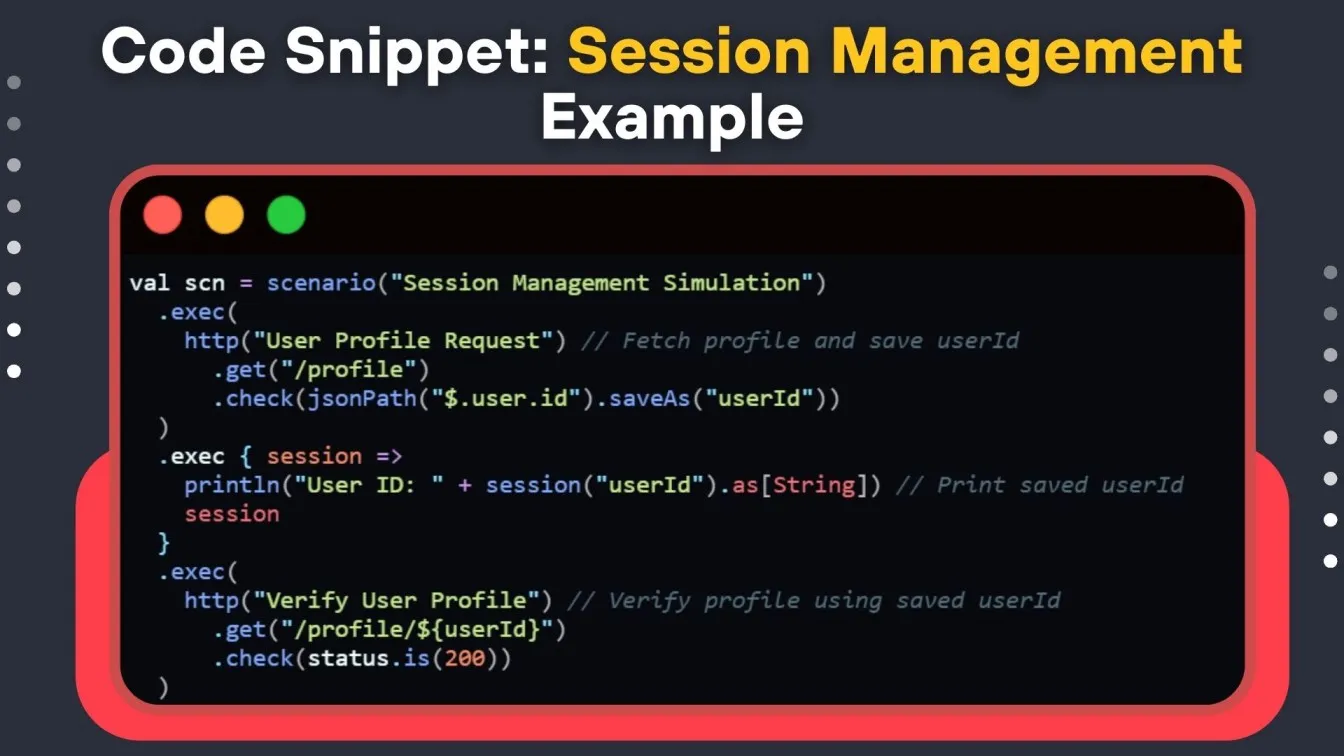 Code Snippet: Session Management Example