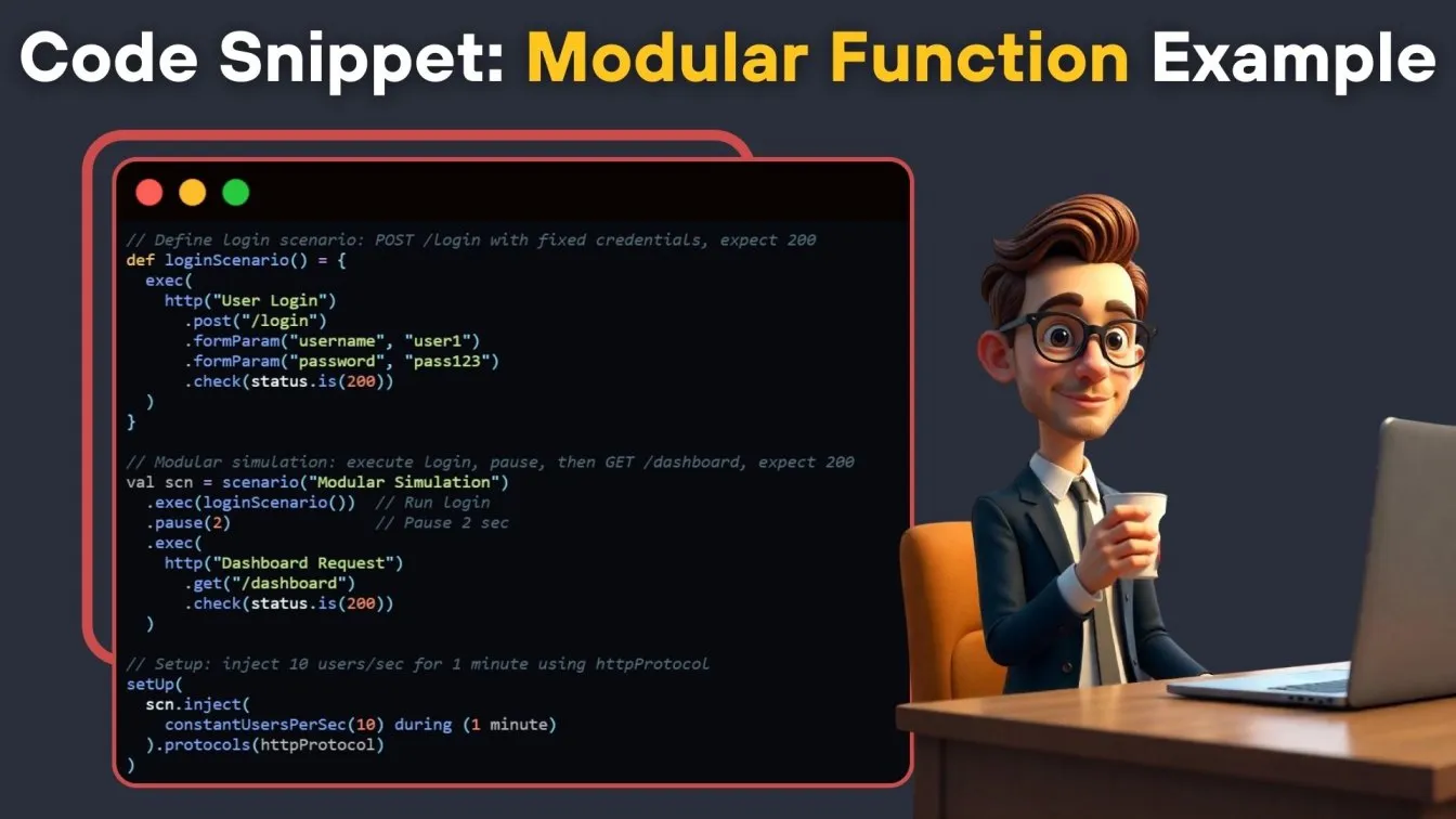 Code Snippet: Modular Function Example