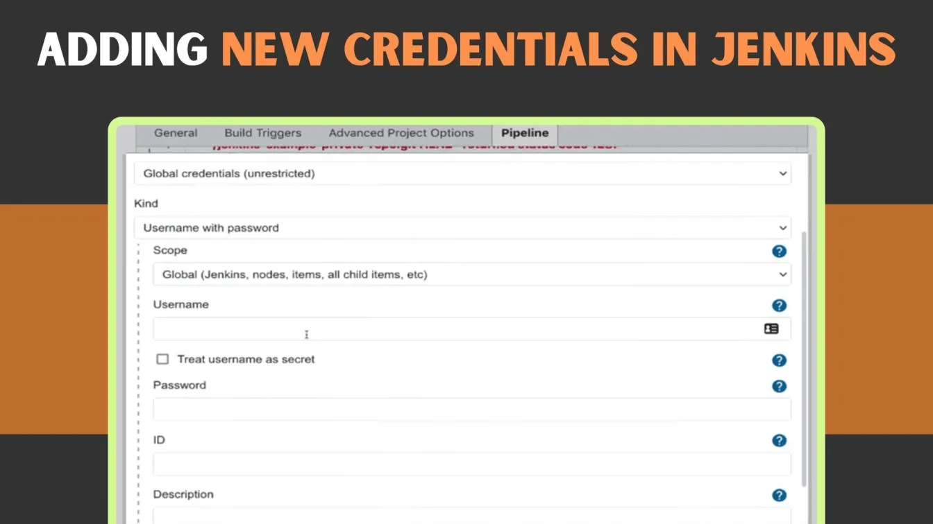 Adding New Credentials in Jenkins