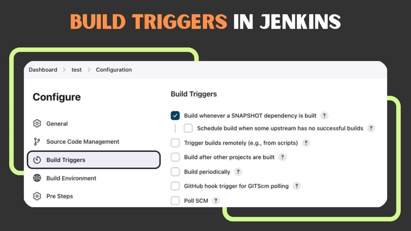 Build Triggers in Jenkins