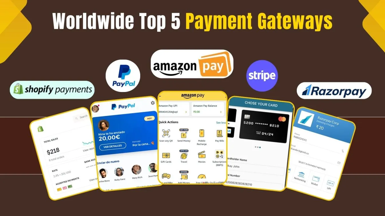Worldwide Top 5 Payment Gateways